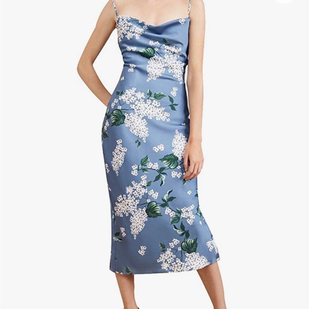 Floral slip dress M - Picture 1 of 4